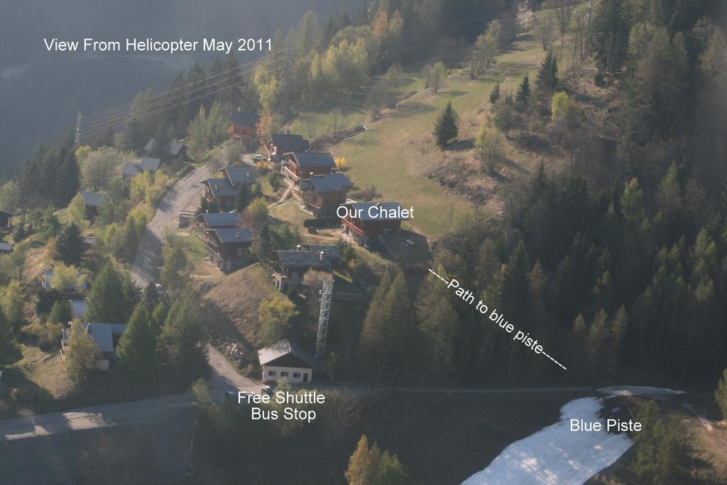Chalet Miravidi, Montchavin-La Plagne, Jacuzzi & Sauna Exterior foto